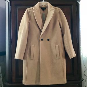 J.Crew Daphne Boiled Wool Topcoat